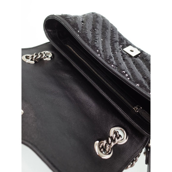 Gucci GG Marmont Small Chain Shoulder Bag Black - Picture 8 of 8